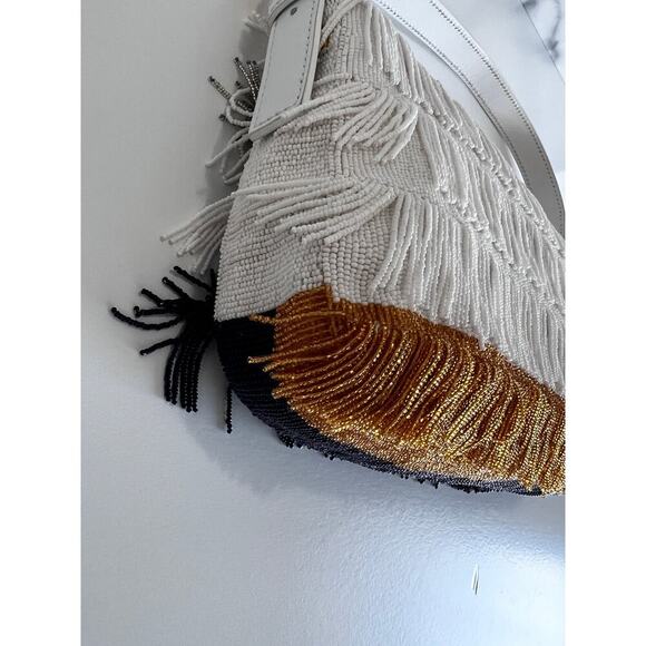 Fendi Runway style tassel beaded baguette - Picture 6 of 6